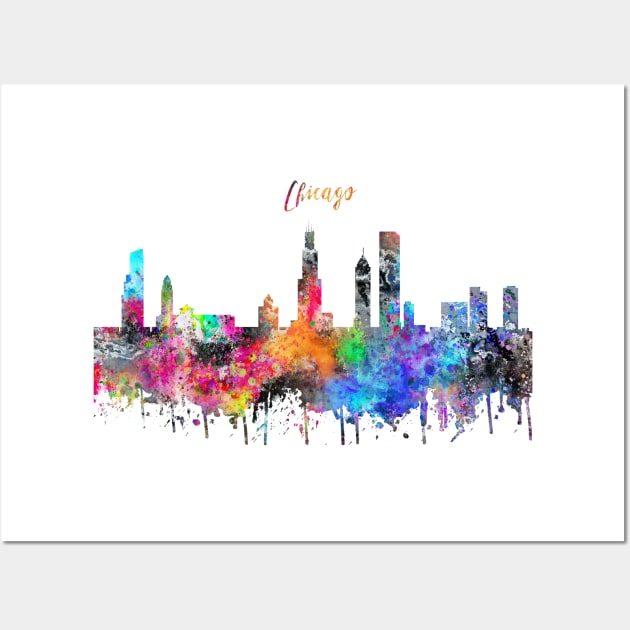 Chicago Wall Art by RosaliArt